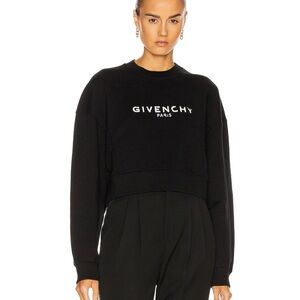 Givenchy Cropped Oversized Sweatshirt